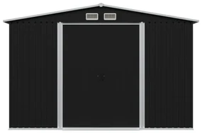 vidaXL Tuinberging 257x205x178 cm staal antraciet
