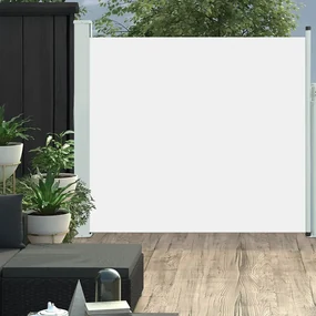 vidaXL Tuinscherm uittrekbaar 170x300 cm crème