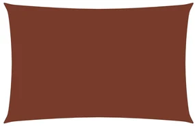 vidaXL Zonnescherm rechthoekig 3x5 m oxford stof terracottakleurig