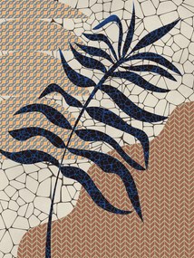 Ilustratie Palm Leaf Mosaic Design, Little Dean