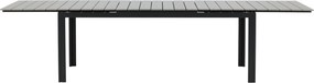 The Outsider Uitschuifbare Tuintafel - Thijs -  230/310cm  - Zwart/Grijs - The Outsider