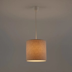 Hanglamp/Lampenkap in boucletteØ25 cm, Lockie