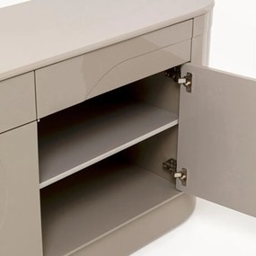 Beige Retro Dressoir - 160x42x75cm.