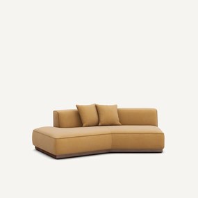 Halve bank links in linnen fluweel, JACOPO