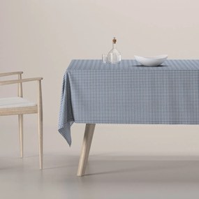 Dekoria Rechthoekig tafelkleed, marineblauw-ecru , 130 x 130 cm