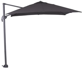 Garden Impressions Hawaii zweefparasol S 250x250 - donker grijs - zwart