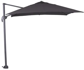 Garden Impressions Hawaii zweefparasol S 250x250 - donker grijs - zwart