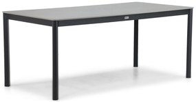 Dining Tuintafel rechthoekig 180 x 90 cm Aluminium/keramiek Grijs Como