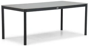 Dining Tuintafel rechthoekig 180 x 90 cm Aluminium/keramiek Grijs Como