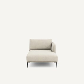 Katoen en linnen longchair, Oscar, ontwerp Emmanuel Gallina