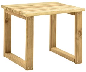 vidaXL Bijzettafel voor ligbed 30x30x26 cm geïmpregneerd grenenhout