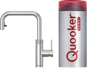 Quooker Flex Square met COMBI boiler 3-in-1 kokendwaterkraan RVS