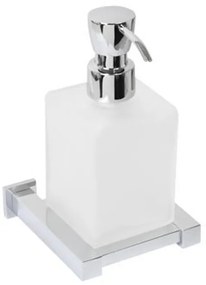 Plieger Cube zeepdispenser matglas chroom 4784184