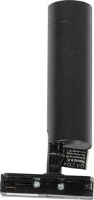 Moderne spot zwart voor railsysteem 1-fase 35mm - Iconic Jeana Luxe