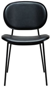 Dan-Form Clementina Design Eetkamerstoel Zwart Essenhout En Leer