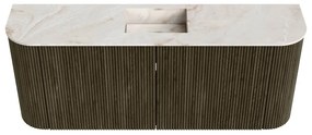 Mondiaz Joya DLux 105cm toiletmeubel ronding links/rechts shadow met wastafel faye midden zonder kraangat frappe