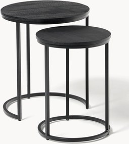 Bijzettafels Andrew van mangohout, 2-delig