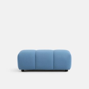 XL poef, in gewatteerde stof, lengte 109 cm, NURIA