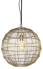 Moderne hanglamp messing 42 cm - Bolti