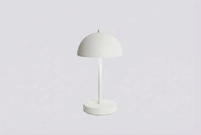 Buiten Tafellamp Mushroom Wit Oplaadbaar -staps Dimbaar - Keira Kunststof /Staal Wit