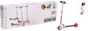 XQ Max Step inklapbaar met voetrem roze en wit