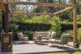 Taste by 4 Seasons Puglia loungeset latte Loungeset   taupe weerbestendig