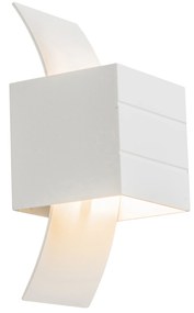 Moderne wandlamp wit met lichteffect - Amy Design, Modern G9 kubus / vierkant Binnenverlichting Lamp