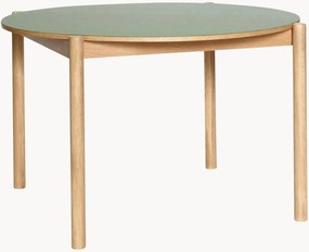 Ronde eettafel Oblique met linoleum blad, Ø 115 cm
