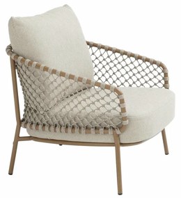 4 Seasons Outdoor Martinique loungestoel amber Loungestoel   beige weerbestendig