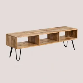 Tv-meubel 140x35 Cm In Mangohout Dugan Mangohout - Sklum