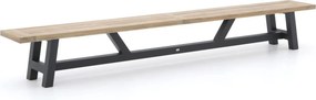 Picknickbank Bellagio | Aluminium | 6 personen | Tuinbank Grijs/Old Teak Greywash | 330cm | Kees Smit Tuinmeubelen
