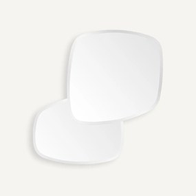 Asymmetrische dubbele spiegel, hoogte 67,8 cm, NELLA