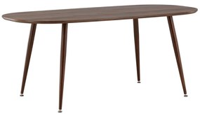 Ovale Minimalistische Houten Eettafel - 90 X 180cm.