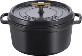 Staub La Cocotte Cocotte Buster+Punch 28 cm / 6,75 l, Rond, Zwart - La Cocotte - Staub