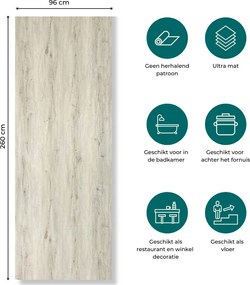 SPC Hout Wandpaneel Rovero Chiaro 260x96x0.3cm | Badkamer Wandpanelen