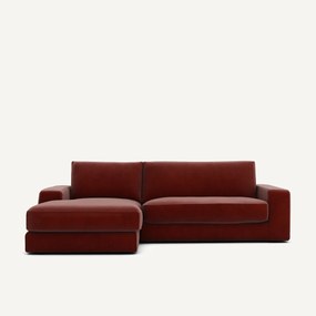 Hoekbank in fluweel, Skander