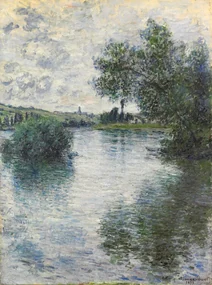 Kunstreproductie The Seine at Vetheuil (1879), Claude Monet