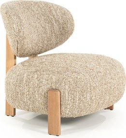 Boucle Stoel Beige Naturel