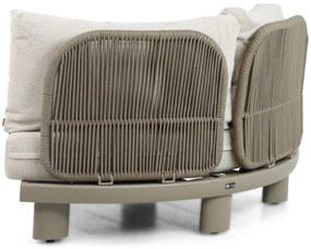 Hoek loungeset 6 personen Aluminium/Rope /Ceramic stone Taupe  Santika Furniture Santika