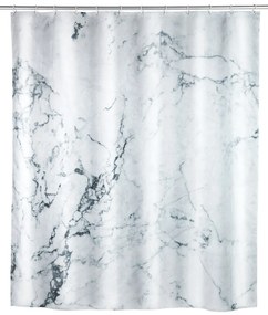 Wenko douchegordijn 180x200cm marmer inclusief ringen