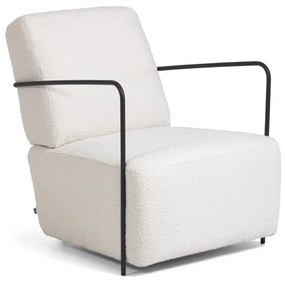 Kave Home Gamer Fauteuil Boucle Wit