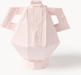 Houten vaas Amfora, H 38 cm