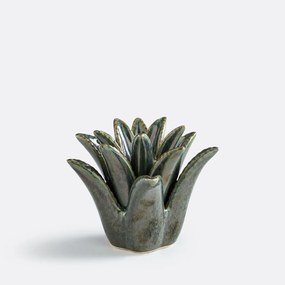 Keramische palmkandelaar, hoogte 14,3 cm, TROPIA