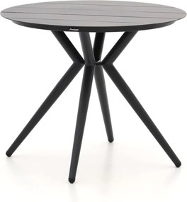 Tuin eettafel Manifesto | Rond | Tuintafel Aluminium | Ø90cm | 2 personen | Kees Smit Tuinmeubelen