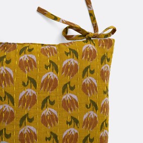 Stoelhoes vierkant, tetra, Ikat print, Asti