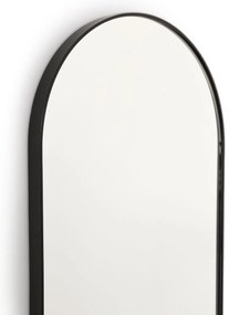 Ovalen spiegel in metaal 30x100 cm, Iodus