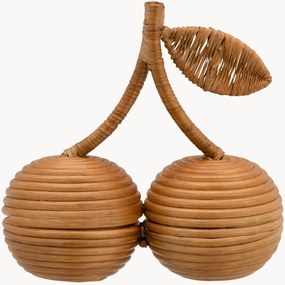 Handgemaakt decoratief object Cherry van rotan