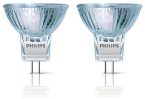 Philips GU4 Halogeen Spot MR11 2x  | 35W 12V 3000K | Dimbaar