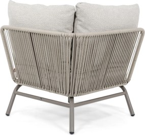 Hoek loungeset 6 personen Rope Taupe  Coco Livo