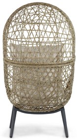 Coco Corso Strandstoel Aluminium/wicker Taupe